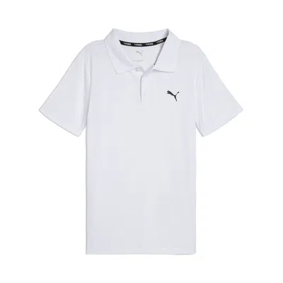 Puma Active Essentials Big Kids' Polo Shirt In White