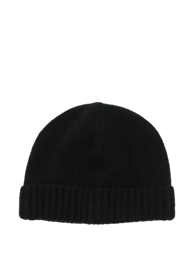 Borsalino City Cashmere Beanie In Black