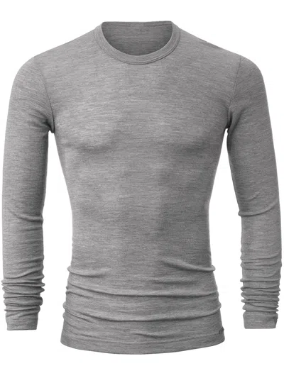 Calida Men Grey Cotton Modal Sweater In Gray