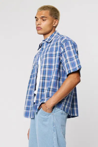Abrand Bobby Shirt Check In Blue