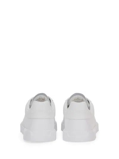 Dolce & Gabbana Dolce&gabbana Portofino White Low Trainer In White