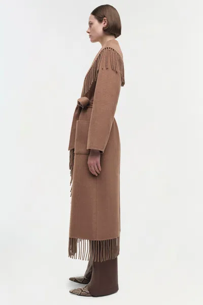 Simkhai Carrie In Camel Wool In Brown
