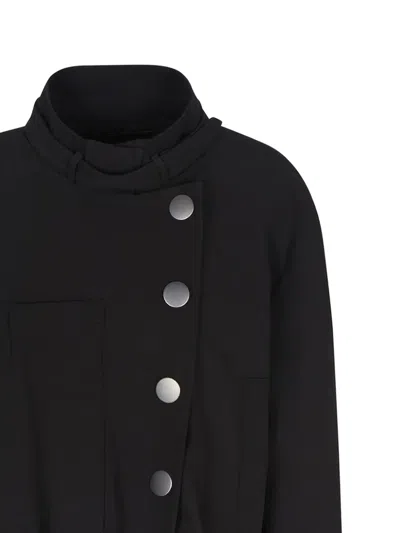 Giorgio Armani Long-sleeve Jacket In Black