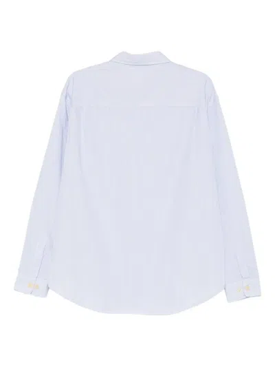 Tintoria Mattei Striped Shirt In Blue