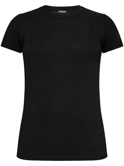 Dsquared2 Crew-neck T-shirt In Black