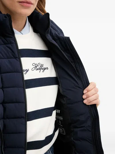 人字纹图案填充外套