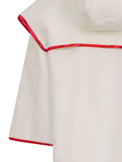 Pucci Junior Buttoned Jacket In White