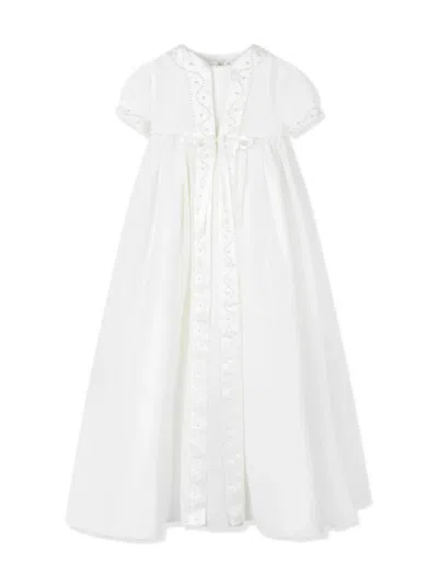Sarah Louise Christening Dress And Bonnet Set In White