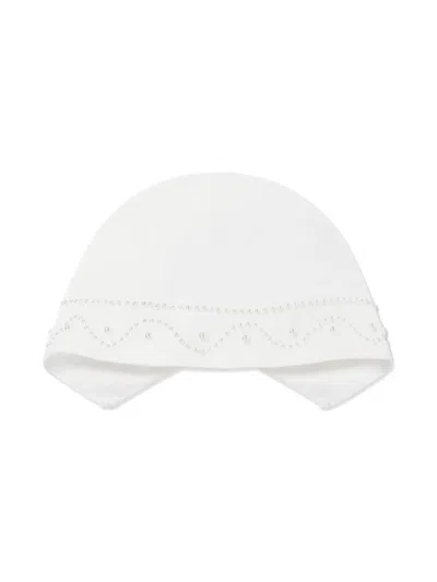 Sarah Louise Christening Dress And Bonnet Set In White