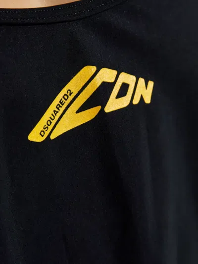 Dsquared2 Logo-print Tank Top In Blue