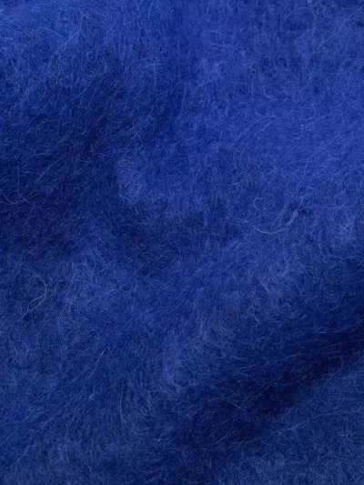 Acne Studios Fringed Scarf In Blue