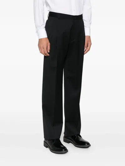 Manuel Ritz Pleated Trousers In Black