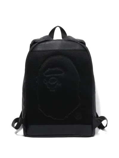 A Bathing Ape Shark-graphic Backpack In Black