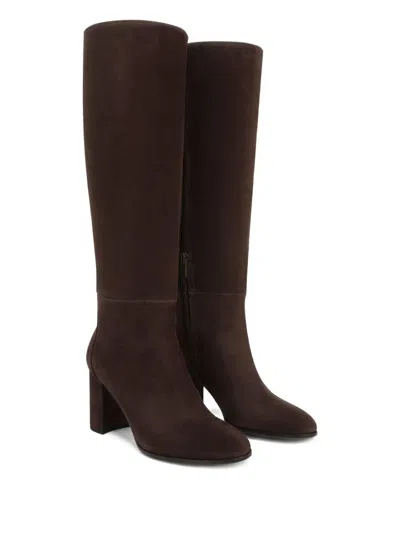 Vince Elora Block-heel Boot In Brown