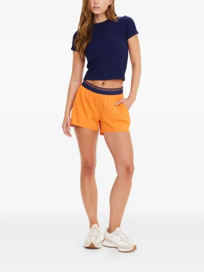 The Upside Elixir Lucky Elasticated Shorts In Orange