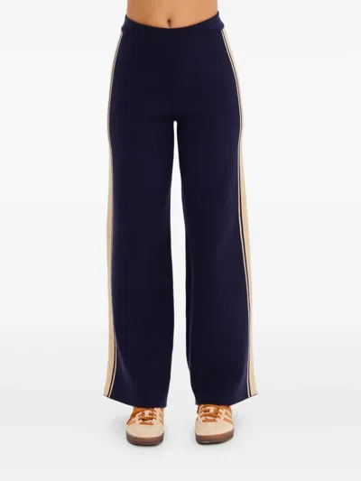 The Upside Cosmo Freya Knit Trousers In Blue
