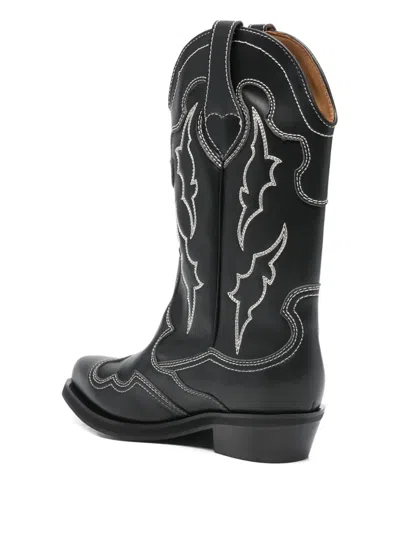 Puraai 40mm Rodeo Boots In Black