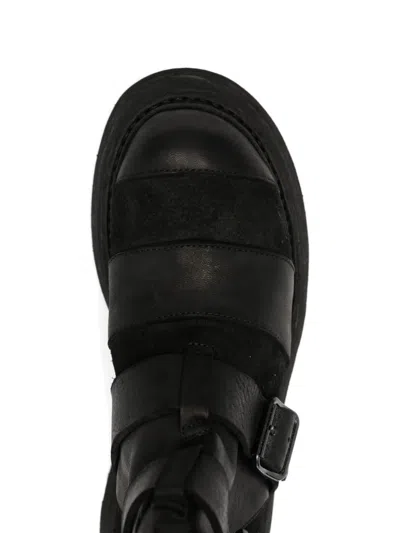Guidi Multi-strap Boots In Black