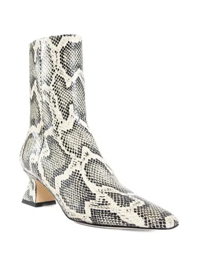 Aeyde Regal Heel Patterned Boots In Multi