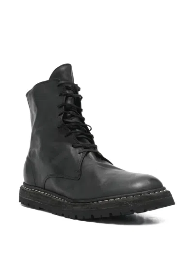 Guidi Leather Boots In Black