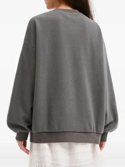B+ab Bow-appliqué Sweater In Gray