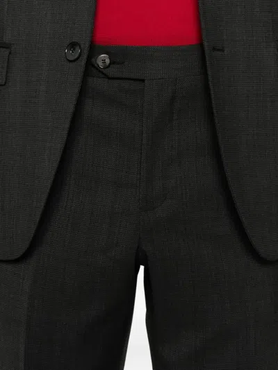 Manuel Ritz Wool Suit In Black