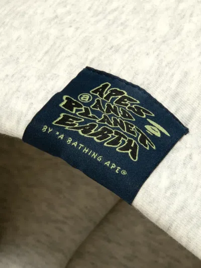 Aape By A Bathing Ape Zip-fastening Hoodie In Gray