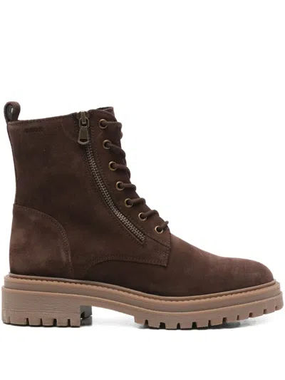 Geox Iridea Boots In Brown