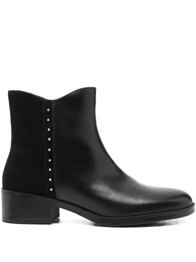 Geox Camexia Ankle Boots In Black