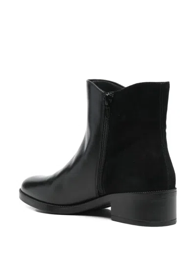 Geox Camexia Ankle Boots In Black