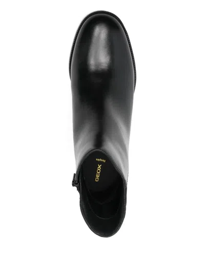 Geox Camexia Ankle Boots In Black