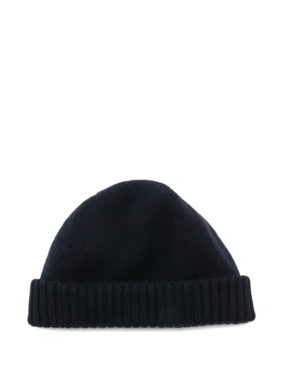 C.p. Company Wool Beanie In Blue