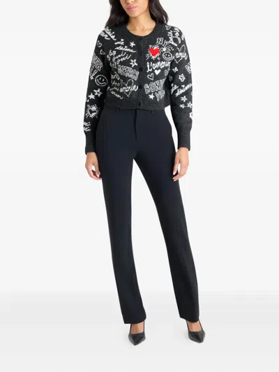 Cinq À Sept Cinq A Sept Love Doodles Millie Sweater In Black