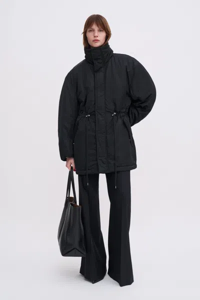 Filippa K Padded Zip Jacket In Black