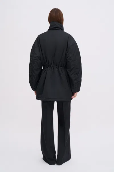 Filippa K Padded Zip Jacket In Black