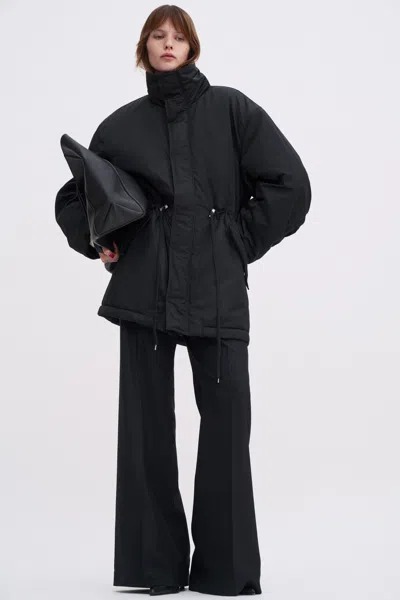 Filippa K Padded Zip Jacket In Black