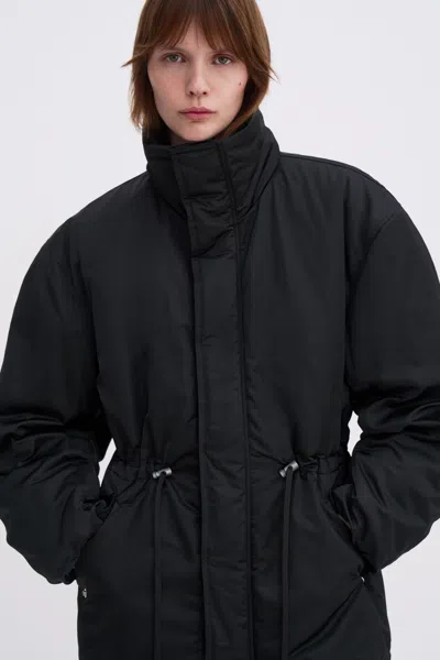 Filippa K Padded Zip Jacket In Black