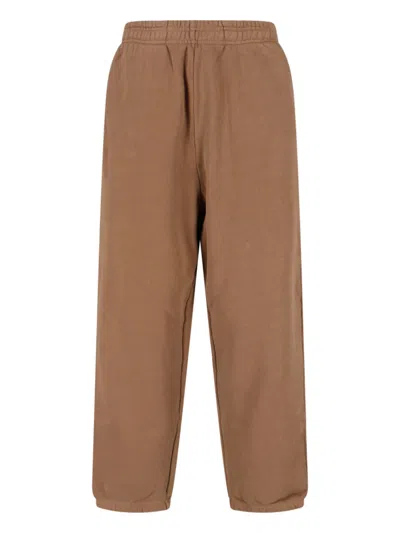 Entire Studios Mens Dune Straight-leg Relaxed-fit Cotton Jogging Bottoms Xl In Brown