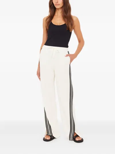 The Upside Roma Stripe Trousers In White