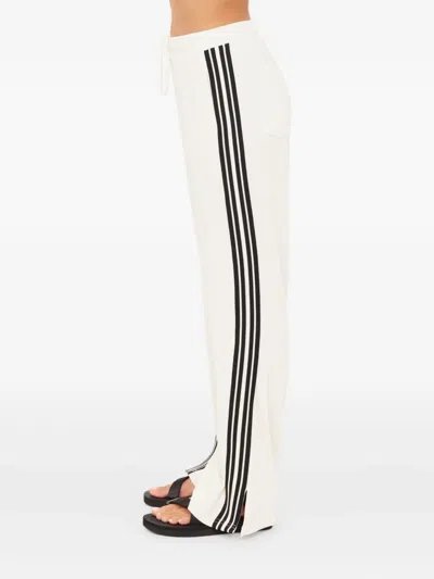 The Upside Roma Stripe Trousers In White