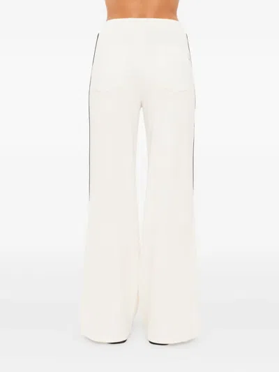 The Upside Roma Stripe Trousers In White