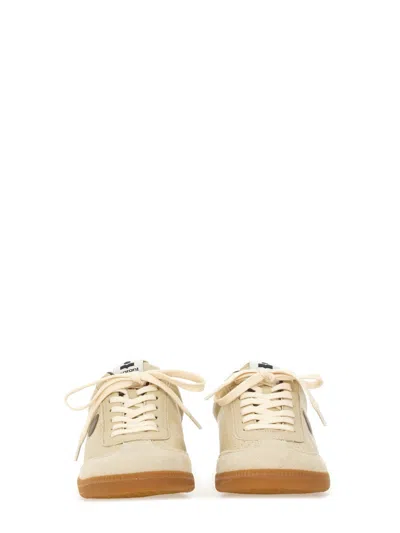 Isabel Marant Sneakers Bryce In Pelle Beige Donna In Multi