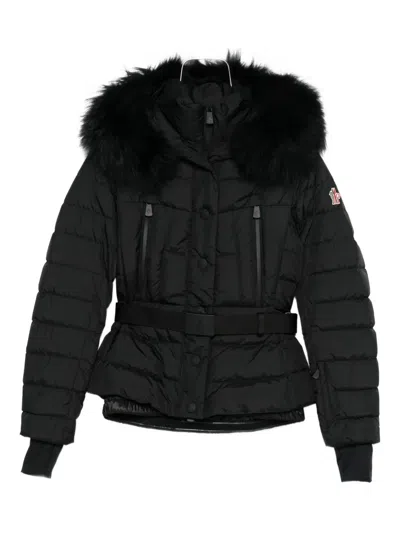 Moncler Belted Jacket In Black