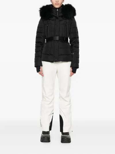 Moncler Belted Jacket In Black