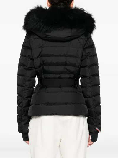 Moncler Belted Jacket In Black