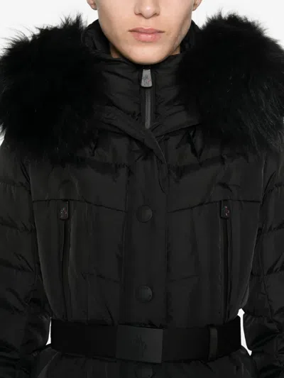 Moncler Belted Jacket In Black
