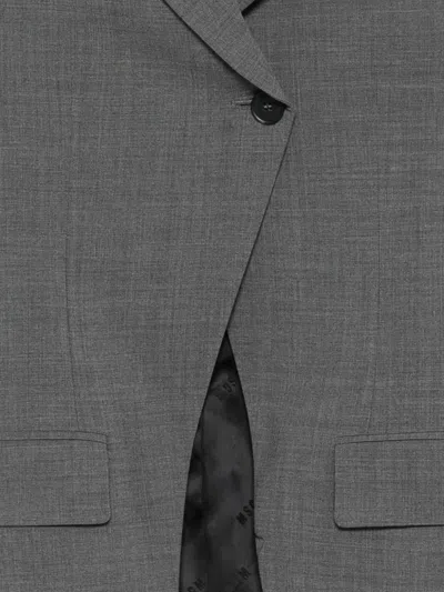 单排扣西装夹克