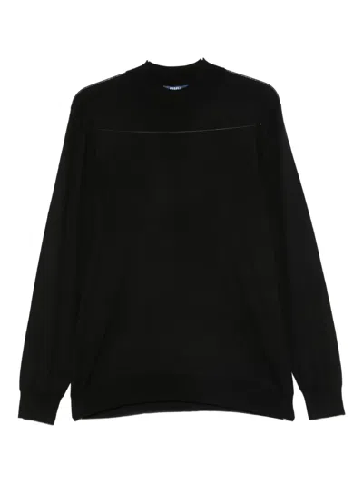 Fedeli Long-sleeve Top In Black