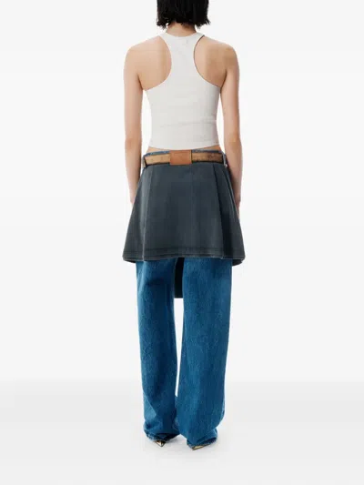 Alexander Wang Racer-back Tank Top In White