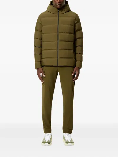 Rrd Quilted Goose Down Jacket In Green
